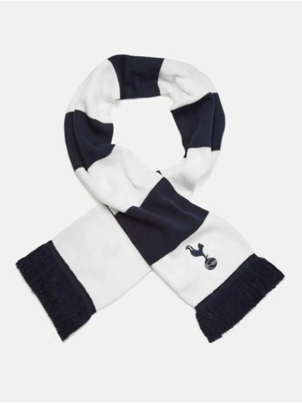 Tottenham Hotspur Navy & White Striped Supporter Scarf